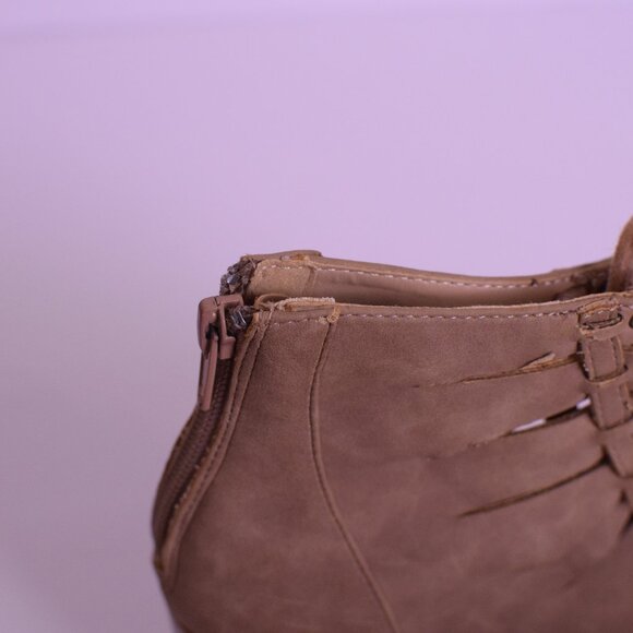 Rampage Women's Chunky Block Heel Lace Up Open Toe Gladiator Sandals - Size 8.5M - Picture 9 of 10